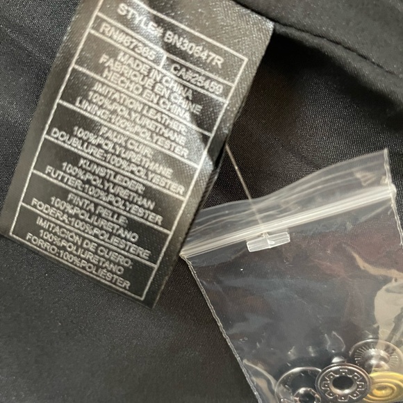 Steve Madden Black Leather Jacket - Picture 6 of 11